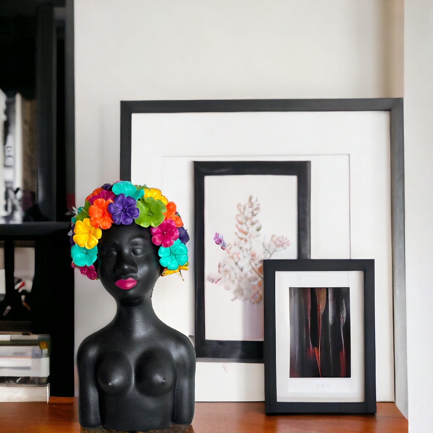 Palenquera Flower Rainbow Sculpture