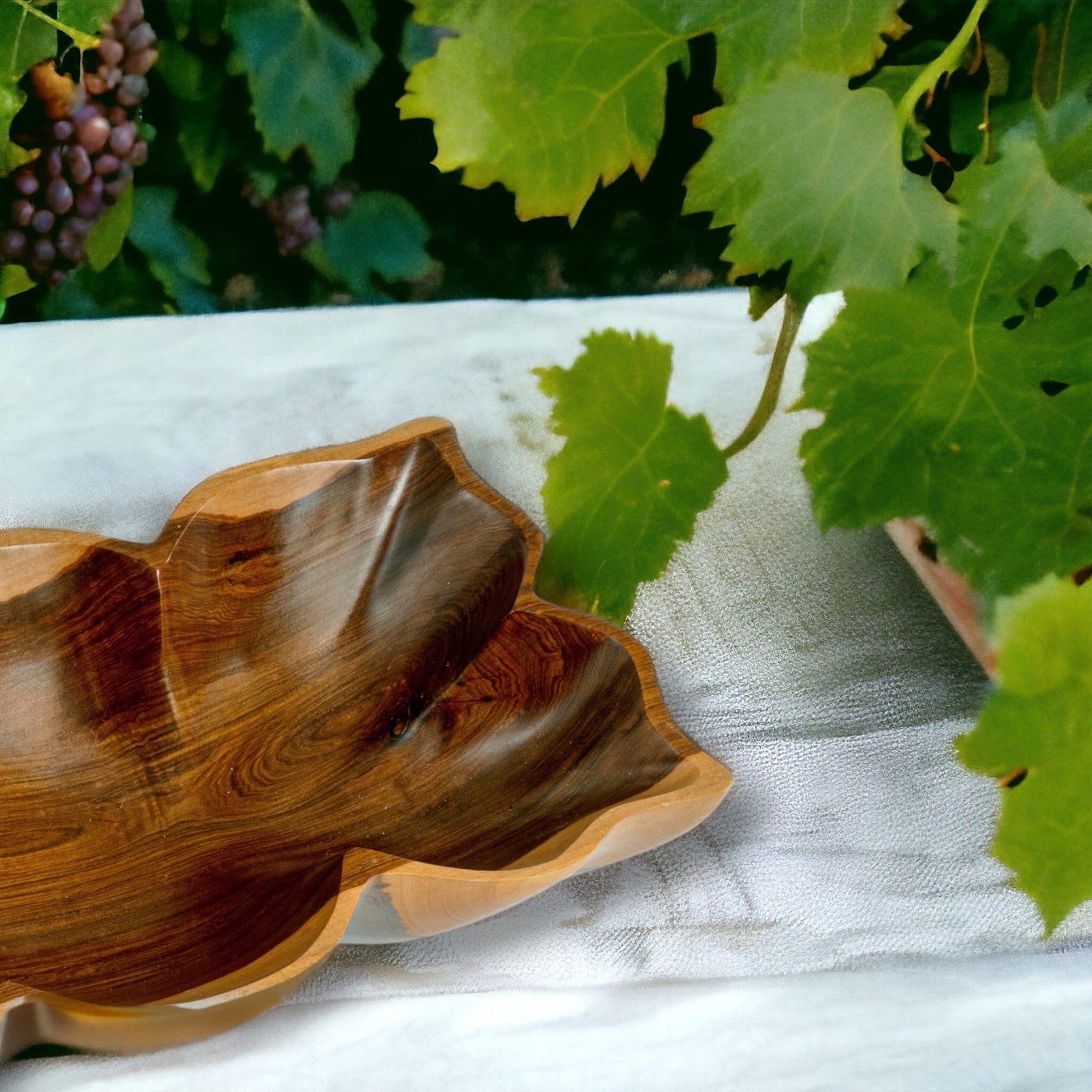 Petal Wood Centerpiece Bowl