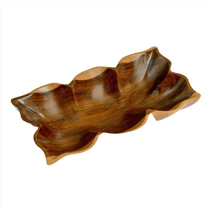 Petal Wood Centerpiece Bowl