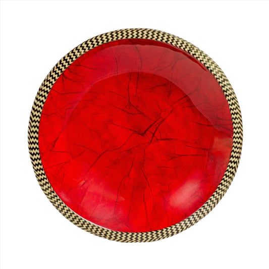 Red Rice Paper Bowl