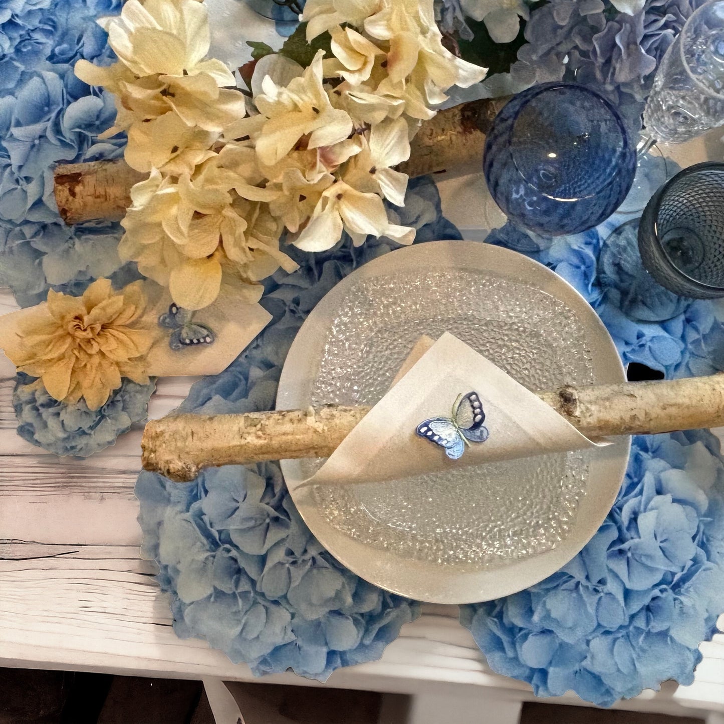 Caoba Hydrangea Placemat