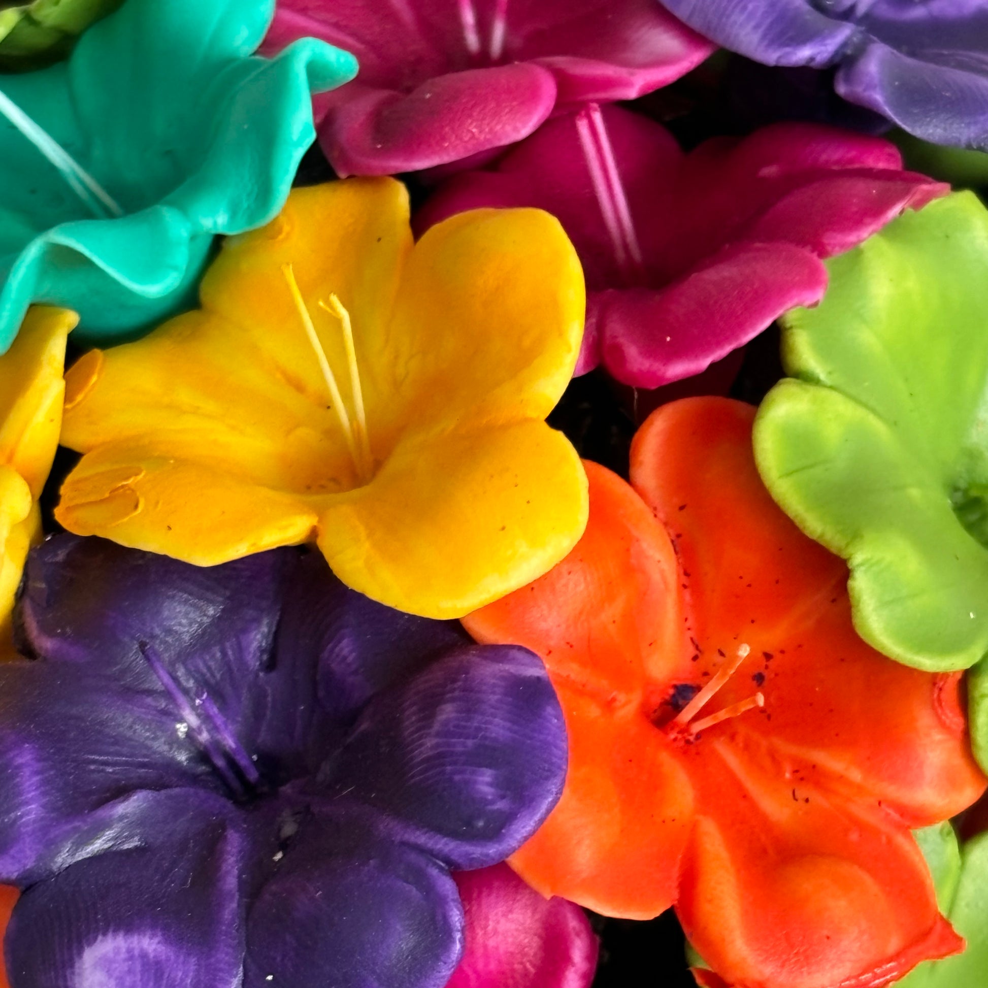 Palenquera Flower Rainbow Sculpture