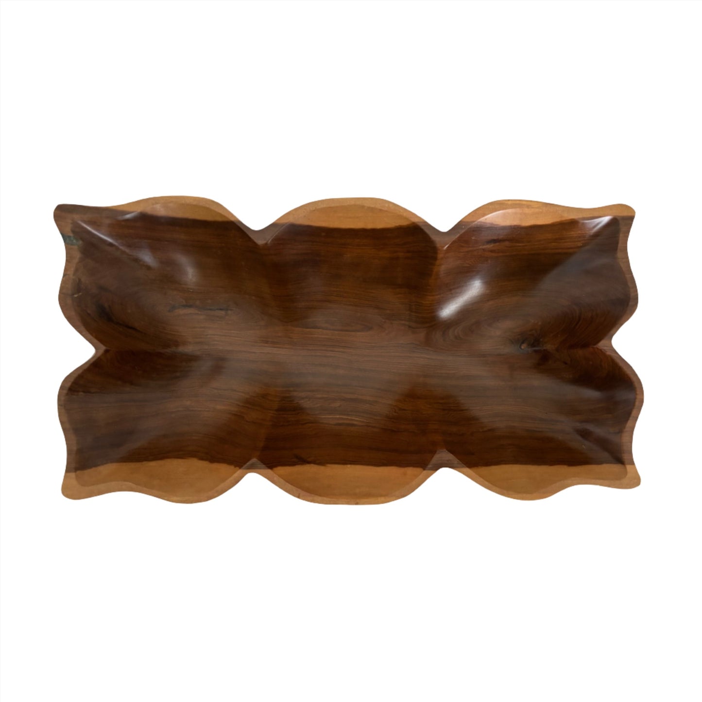 Petal Wood Centerpiece Bowl