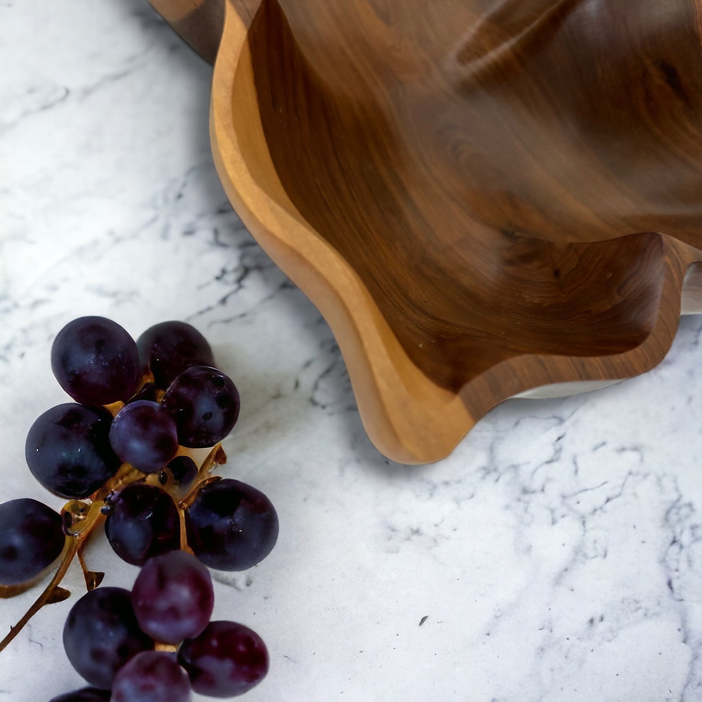 Petal Wood Centerpiece Bowl