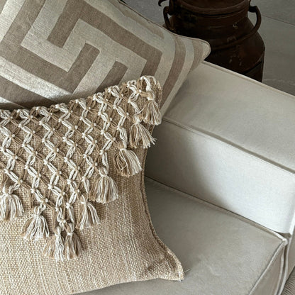 Tintorero Beige Pillow Cover