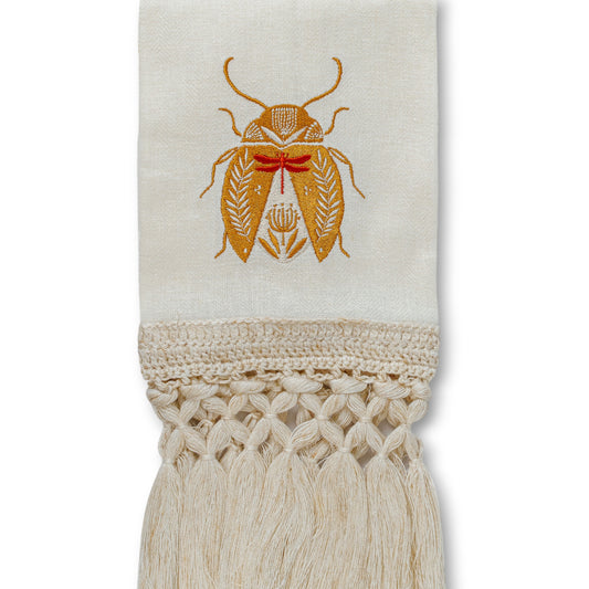 Toa Yellow Beetle Hand Towel