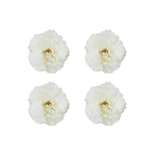 Caoba White Carnation Coaster